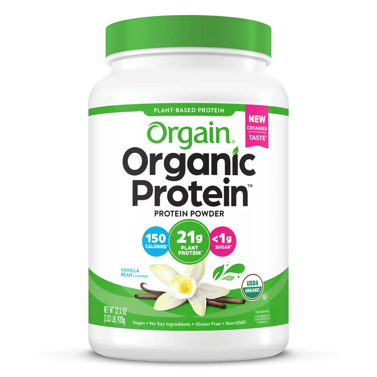 Proteína orgánica, Vainilla